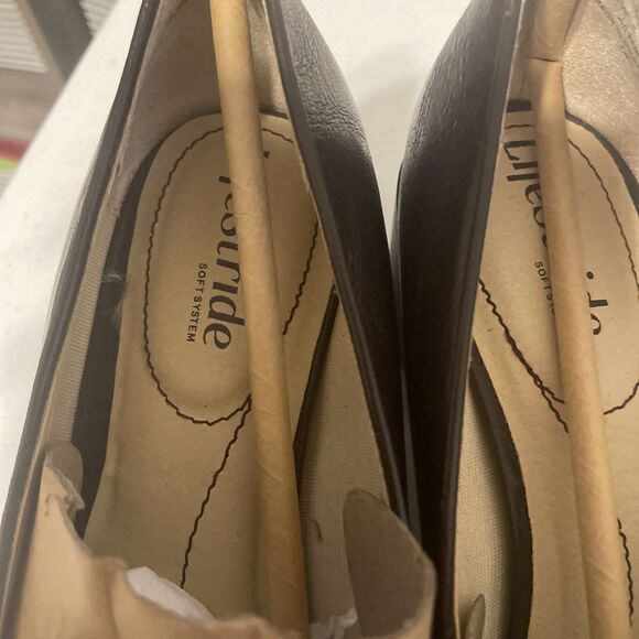 New Women's Life Stride "Devyn" Brown 2 Inch Block Heel Penny Loafers, Size 7.5 - Picture 3 of 10